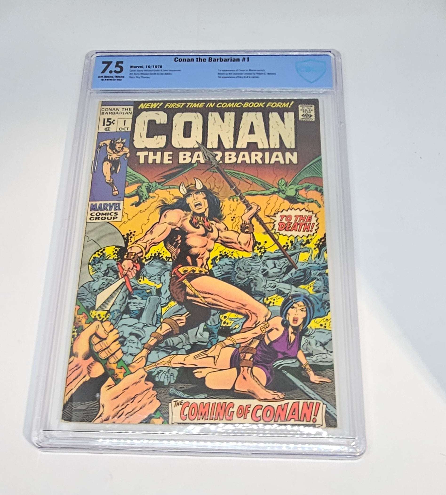 Conan the Barbarian #1 CBCS 7.5 – Marvel Comics (1970) | Key Bronze Age Issue