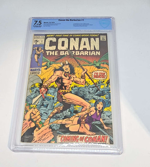 Conan the Barbarian #1 CBCS 7.5 – Marvel Comics (1970) | Key Bronze Age Issue