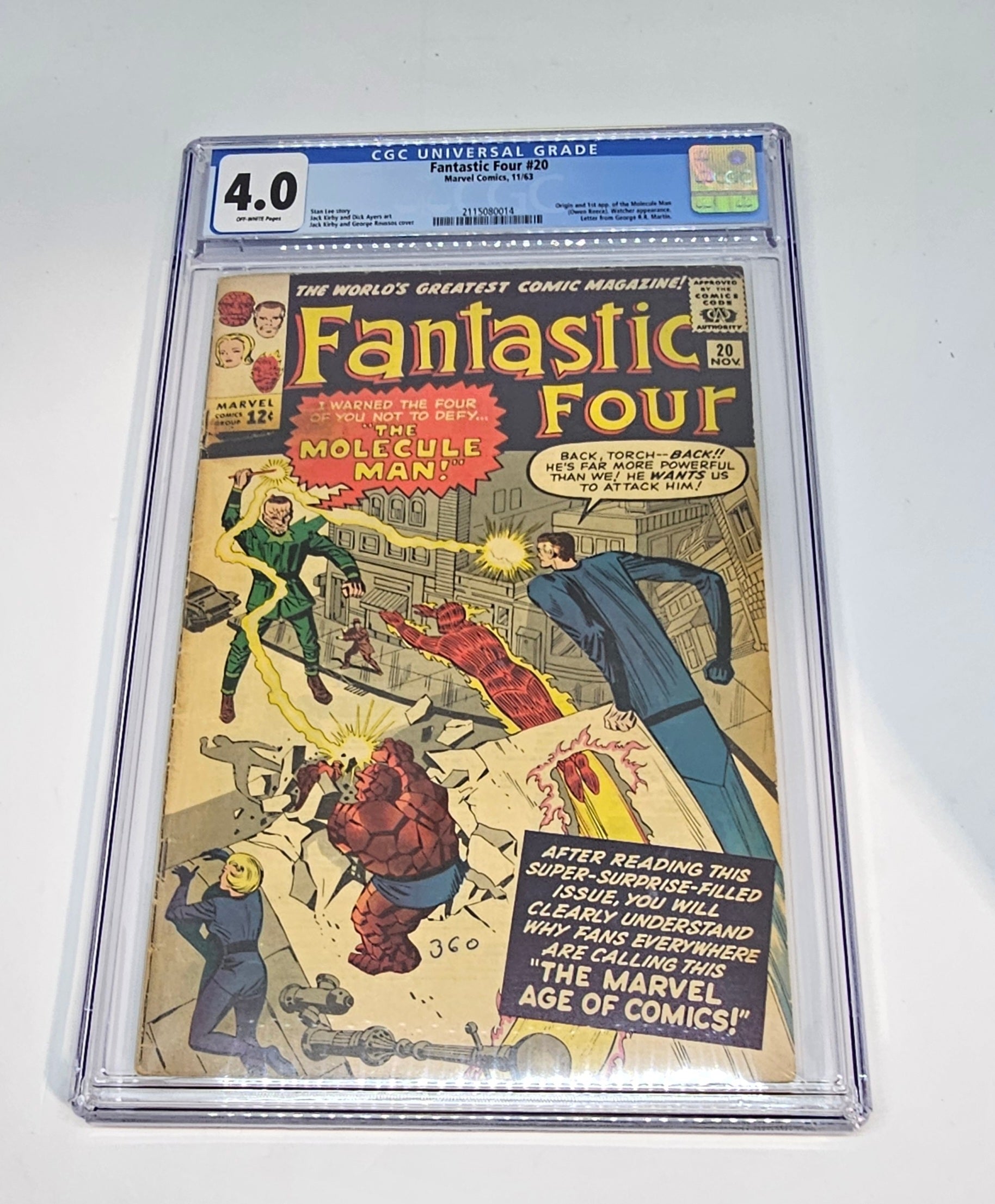 Fantastic Four #20 CGC 4.0 – Marvel Comics (1963) | Silver Age Key Issue