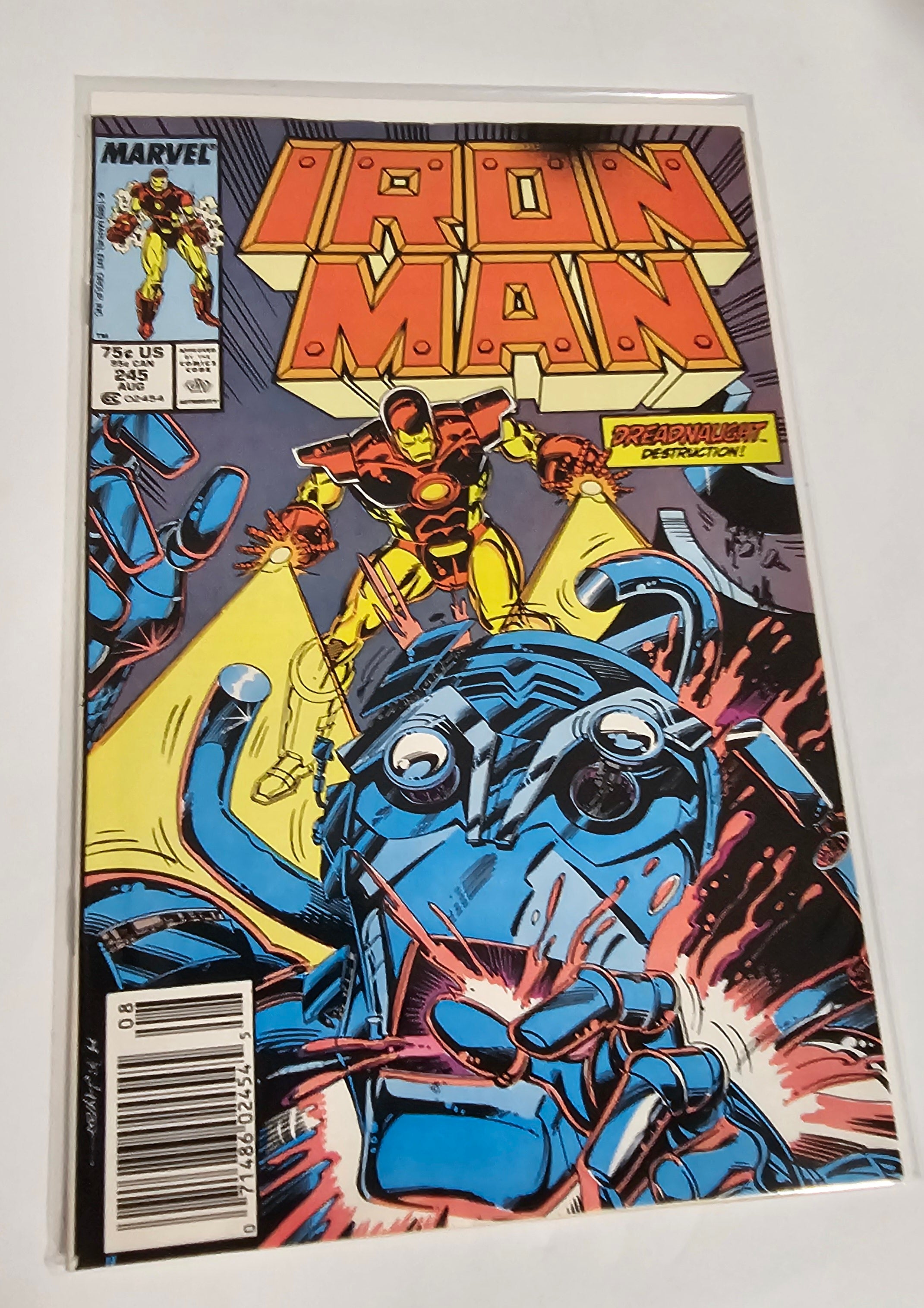 Iron Man  245 VF Newsstand