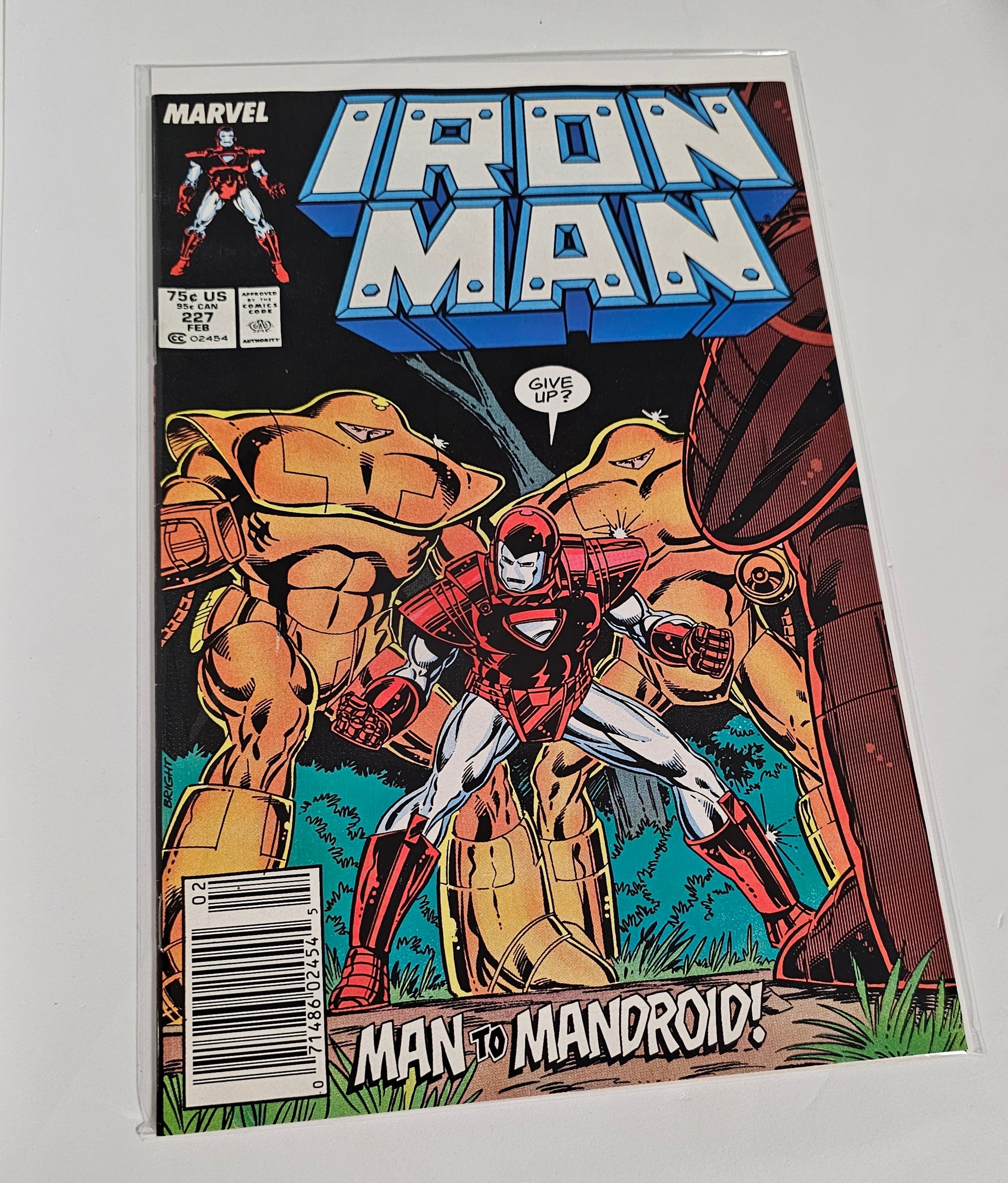 Iron Man 227 VF Newsstand