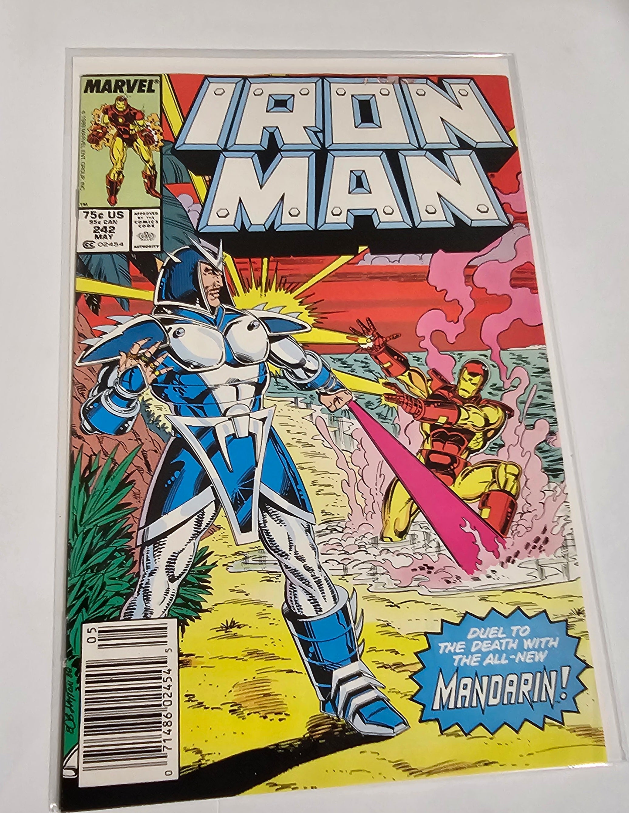 Iron Man 242 VF Newsstand