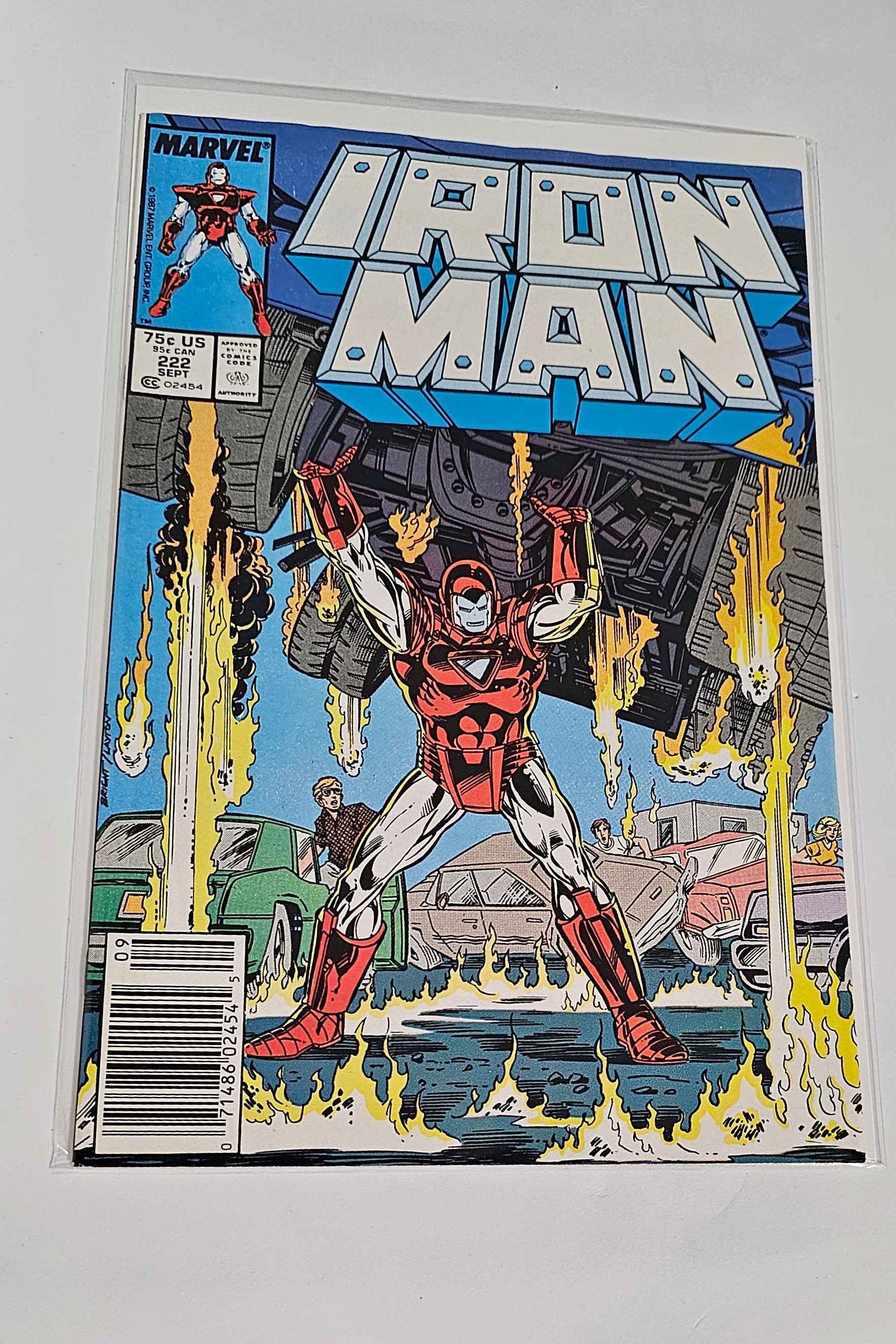 Iron Man 222 VF Newsstand