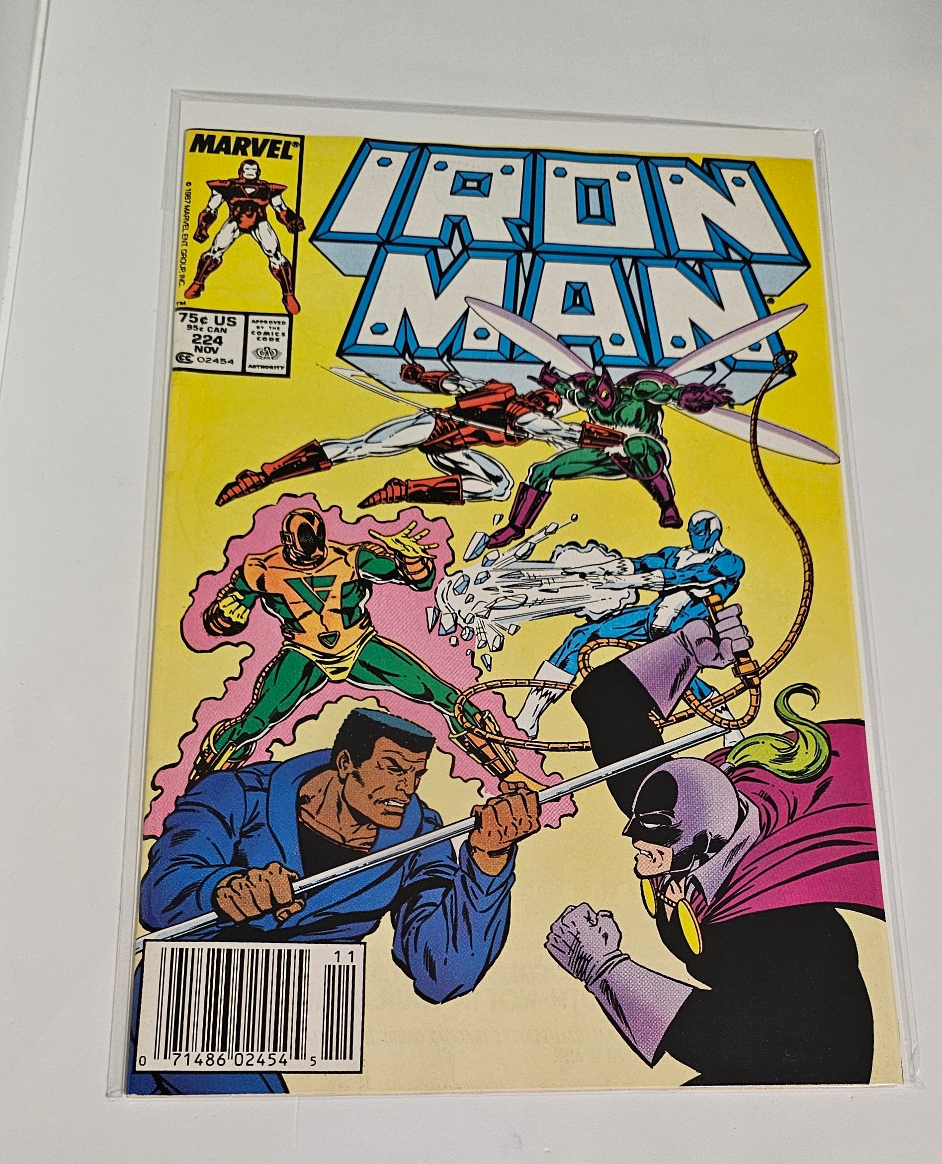 Iron Man 224 VF Newsstand