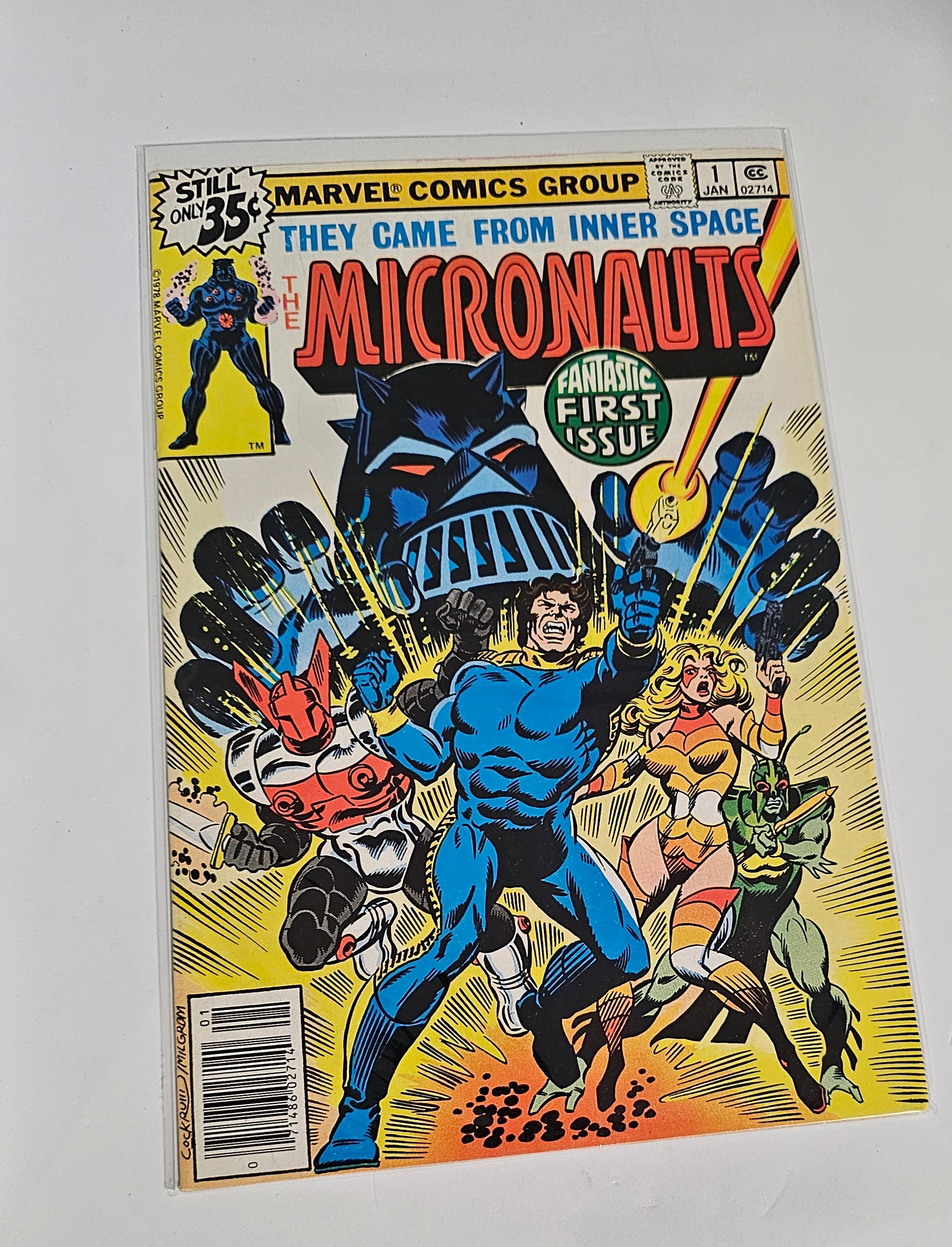 Micronauts 1 Newstand VF+