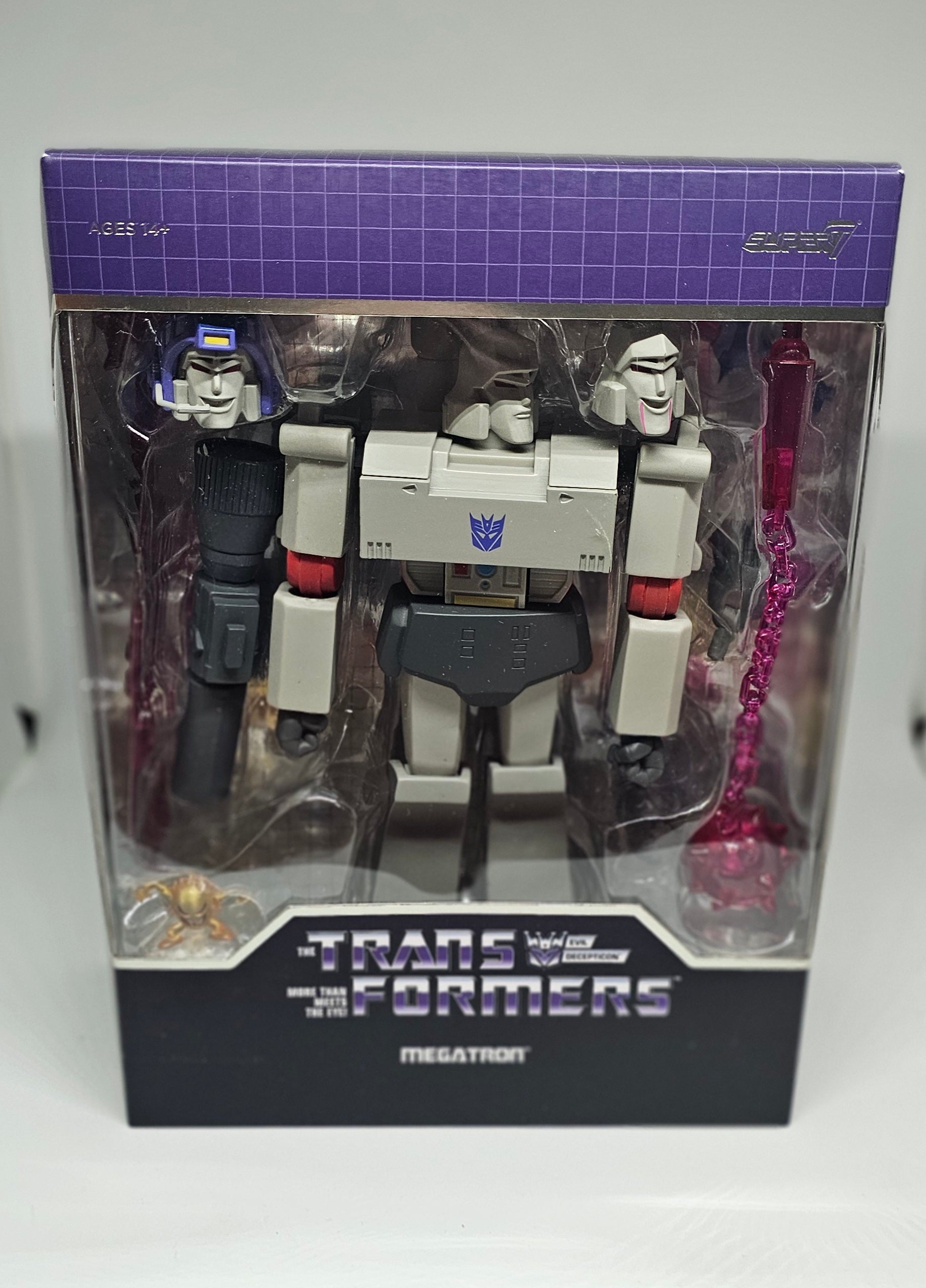 MEGATRON Super7 Transformers Ultimates Decepticon 8" Figure