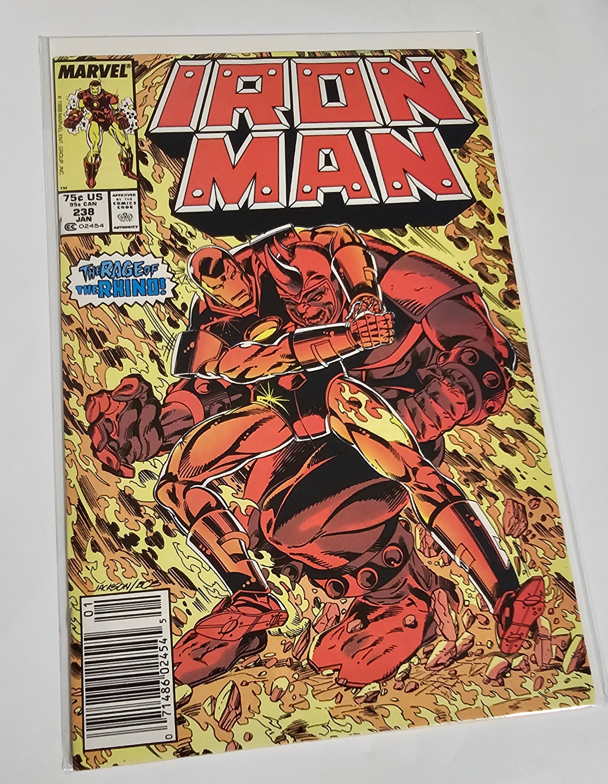 Iron Man 238 VF Newsstand 2nd copy