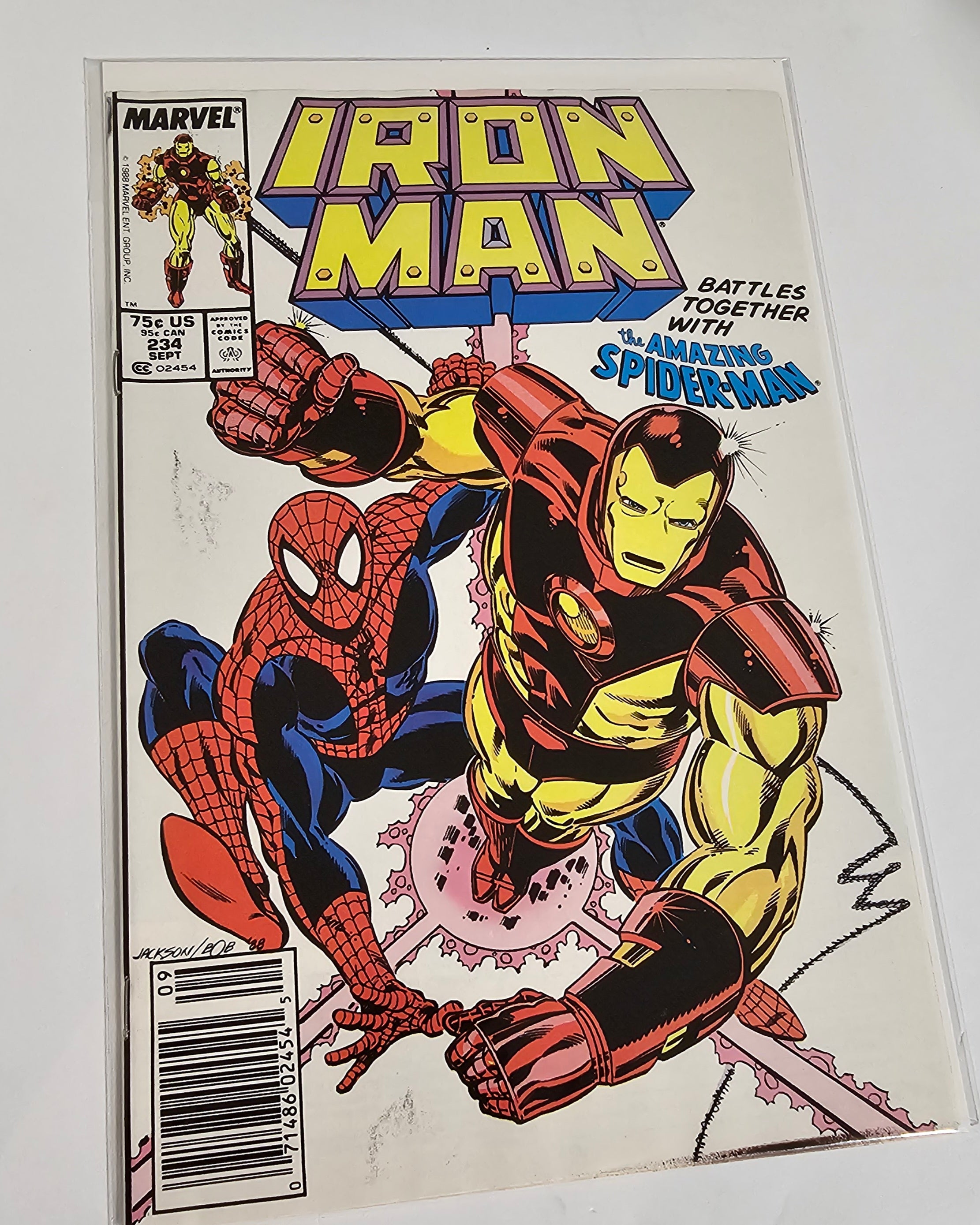 Iron Man 234 VF Newsstand