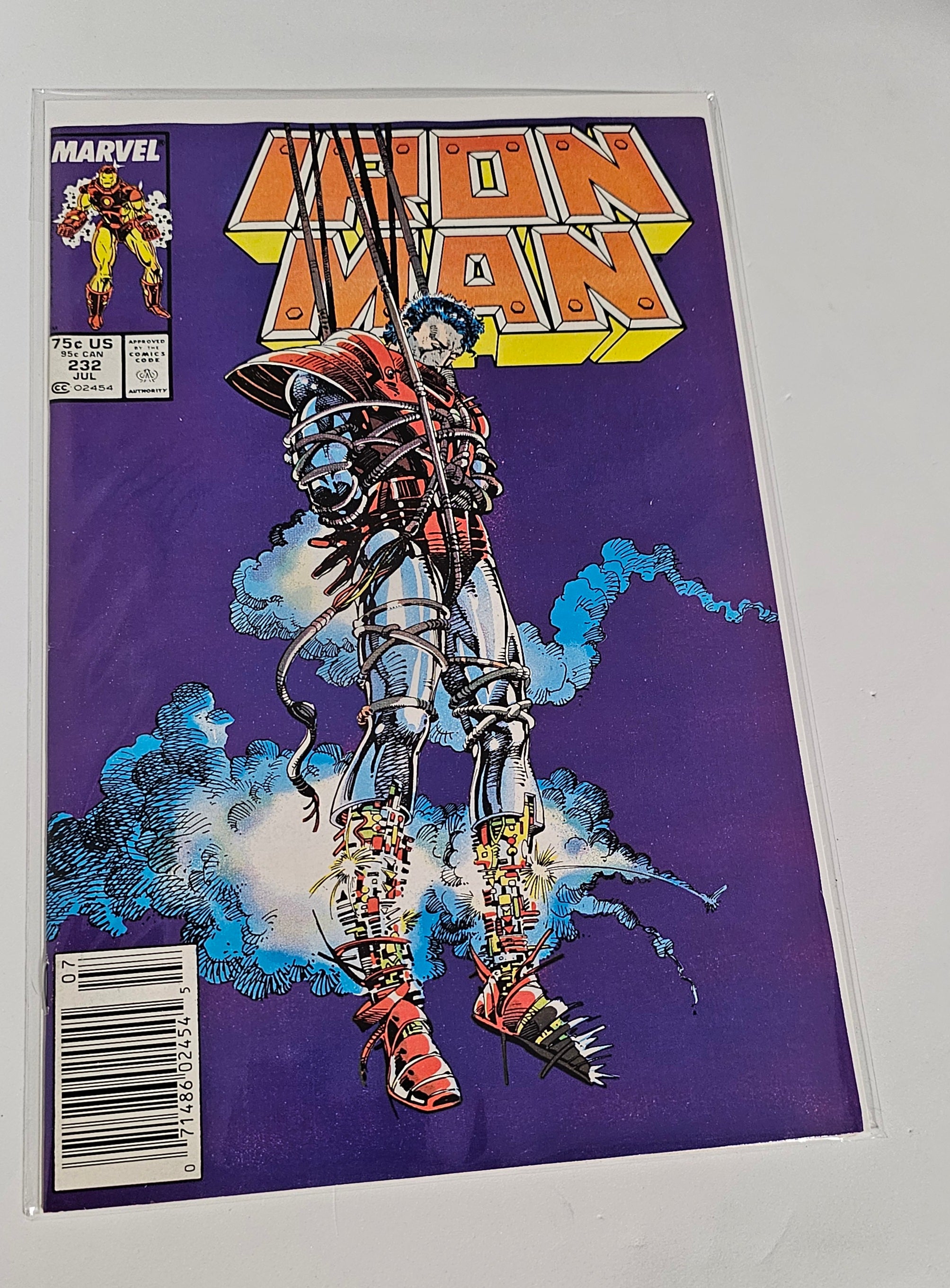 Iron Man 232 VF Newsstand